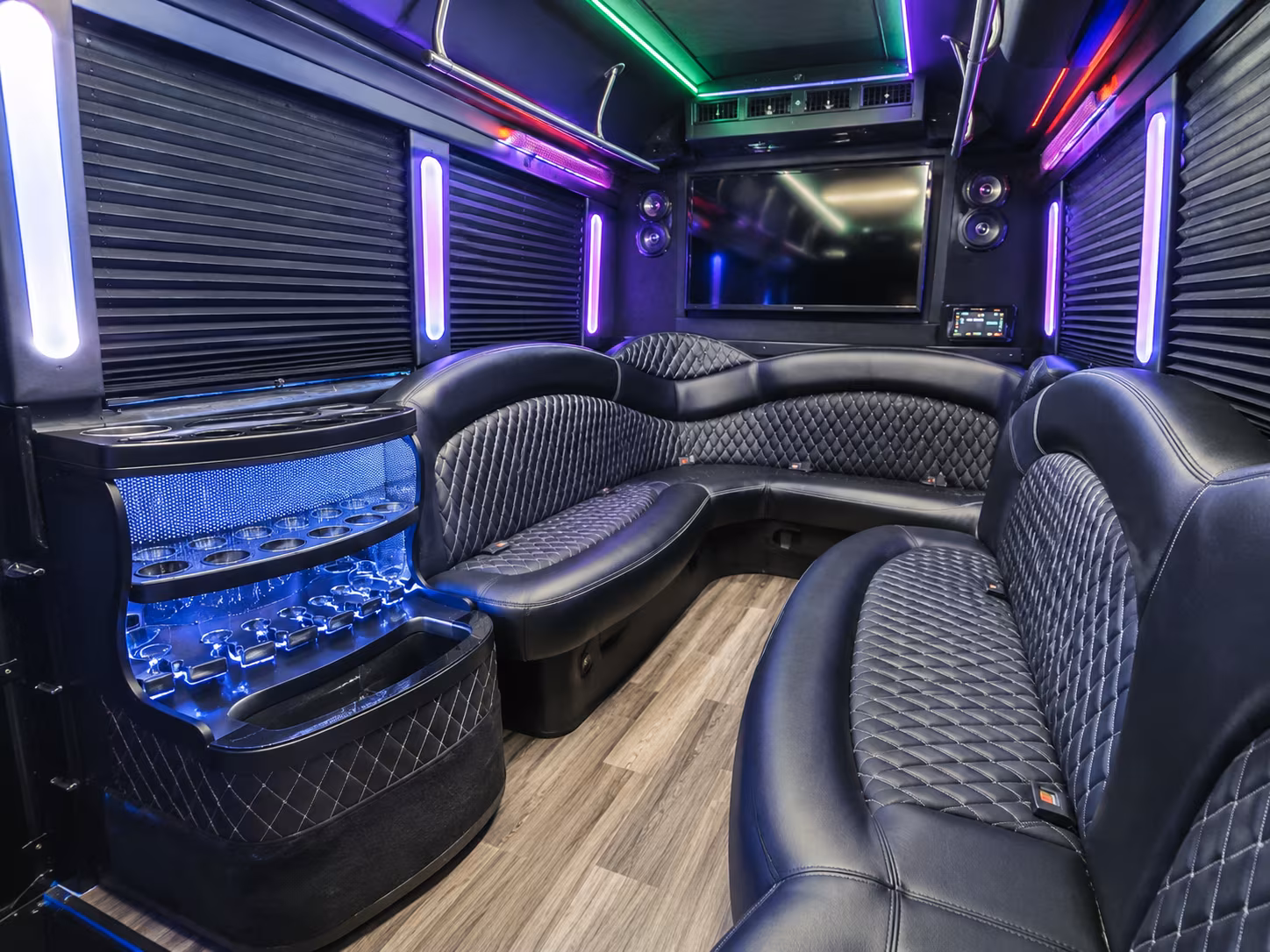 Glendale Concert & Music Festival Transportation party bus exterior