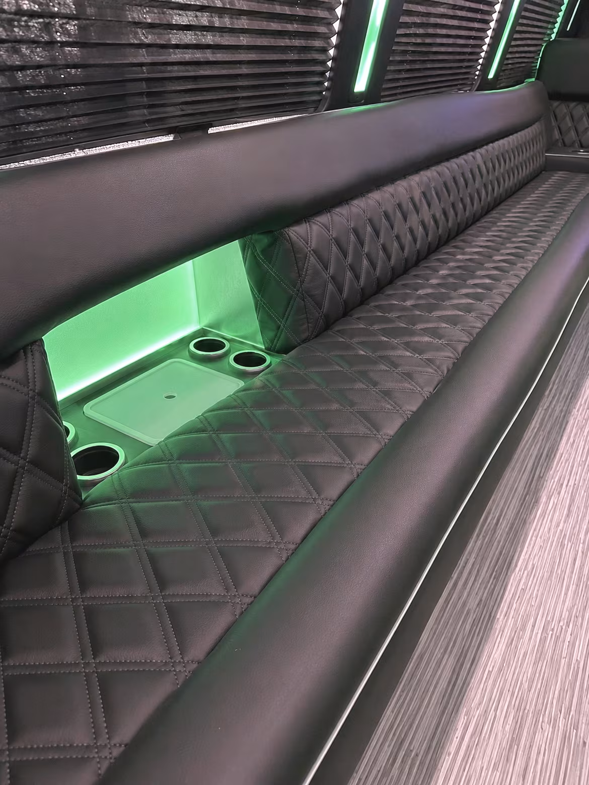 Glendale Concert & Music Festival Transportation party bus interior