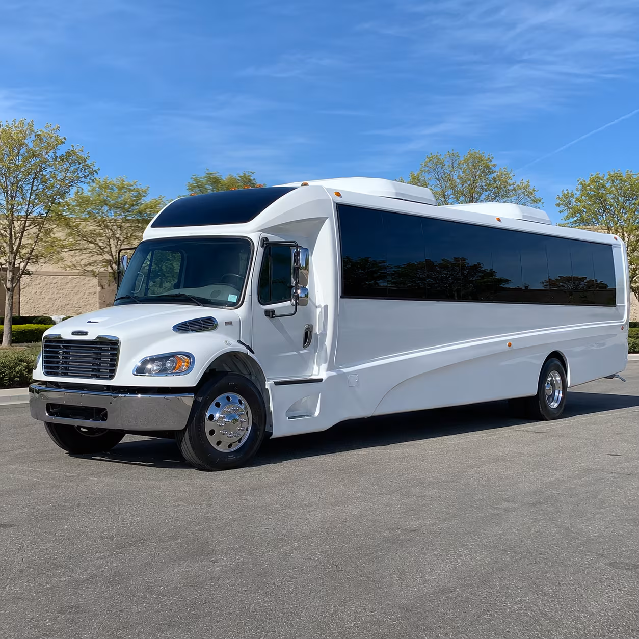 Glendale Corporate Transportation party bus exterior