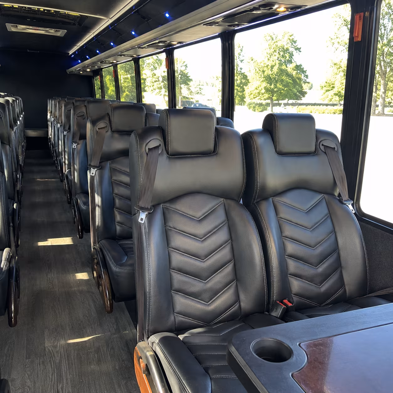 Glendale Corporate Transportation party bus exterior