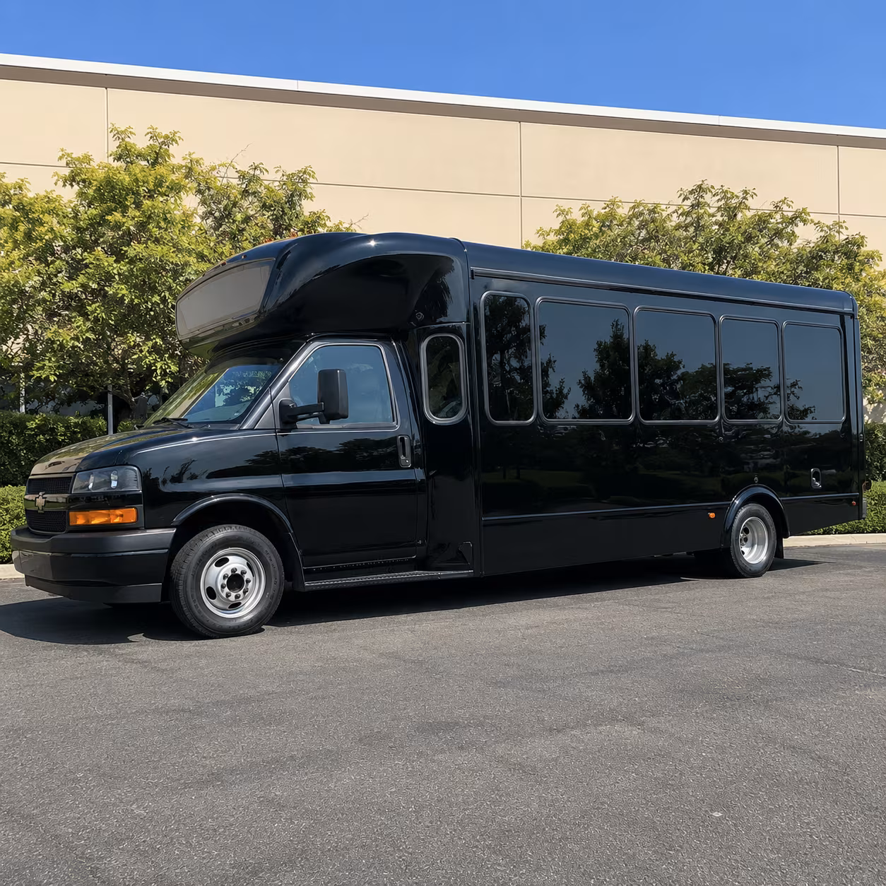 Glendale Prom & Homecoming Transportation party bus exterior