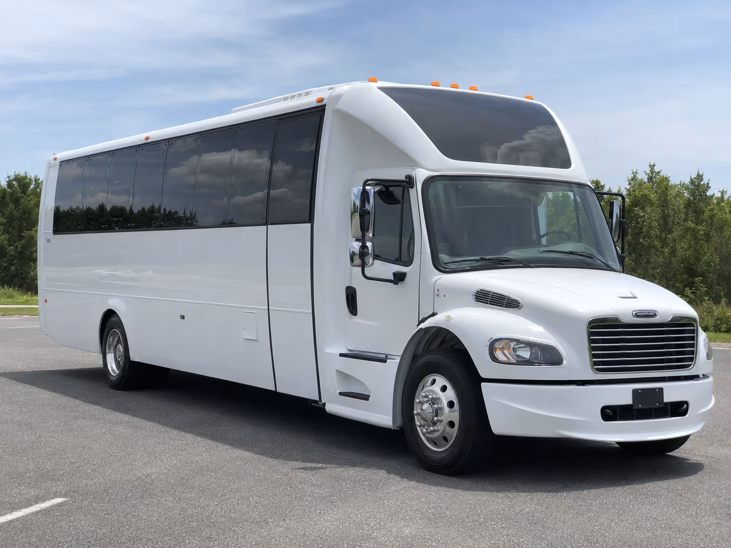 Glendale Sporting Event Transportation party bus exterior